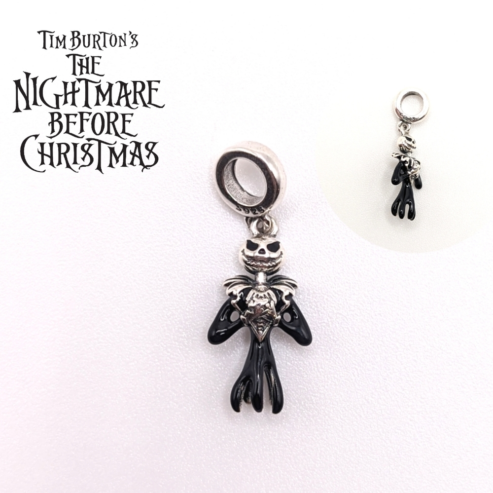Nightmare Before Christmas Jack Skellington Body Charm Sterling Silver